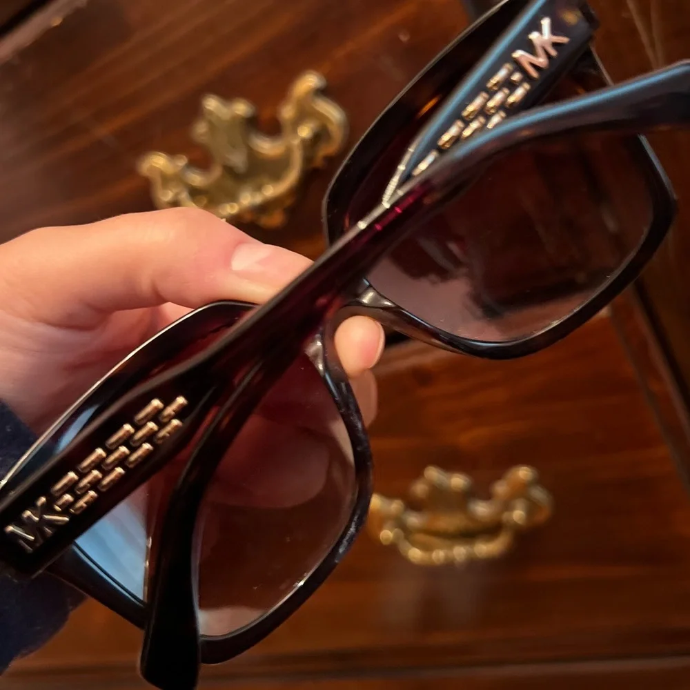 Michael Kors Women's Tortoise Sunglasses - Picture 6 of 7